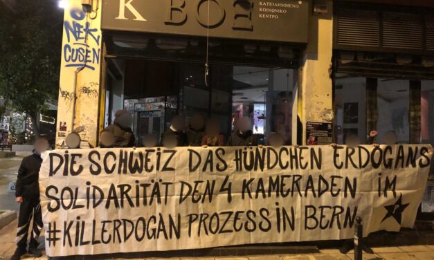 Αλληλεγγύη στους 4 διωκόμενους συντρόφους στη Βέρνη